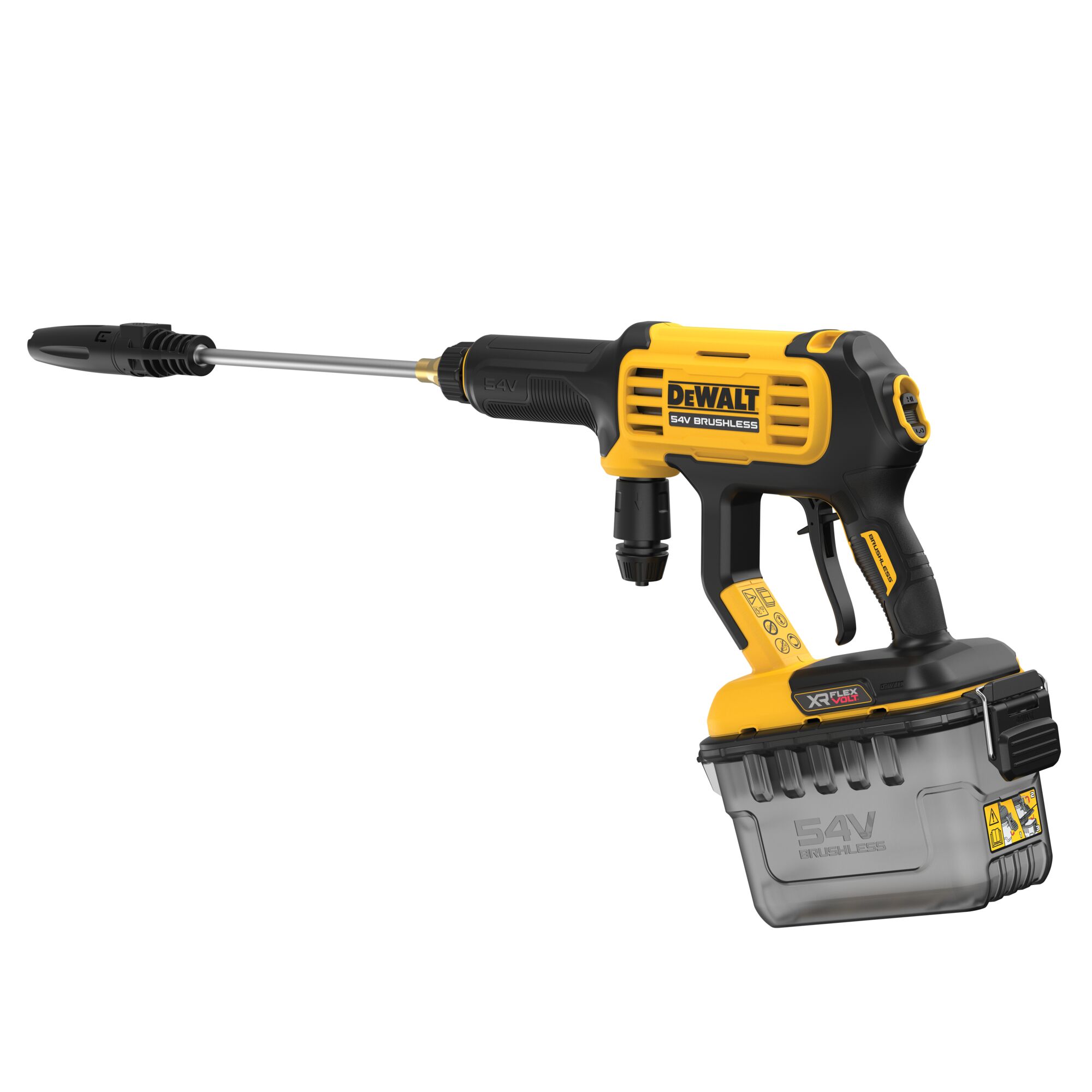 DEWALT 54V XR FLEXVOLT Power Cleaner bare unit rear view